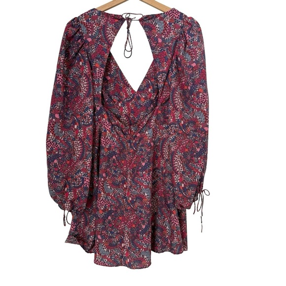 For Love & Lemons FLL Tonya Mini Dress Sz L - Picture 10 of 13